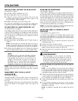 Предварительный просмотр 15 страницы RIDGID 313257505 Operator'S Manual