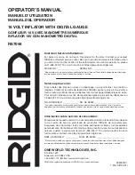 Предварительный просмотр 28 страницы RIDGID 313257505 Operator'S Manual