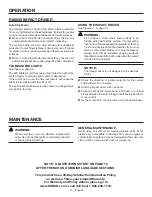 Preview for 11 page of RIDGID 313582516 Operator'S Manual