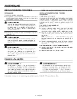 Preview for 16 page of RIDGID 313582516 Operator'S Manual