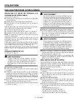 Предварительный просмотр 19 страницы RIDGID 313582516 Operator'S Manual