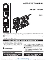 RIDGID 39143 Operator'S Manual предпросмотр