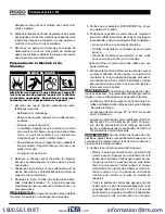 Предварительный просмотр 32 страницы RIDGID 47222 Operator'S Manual