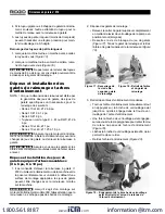 Предварительный просмотр 36 страницы RIDGID 47222 Operator'S Manual