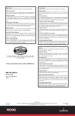 Предварительный просмотр 36 страницы RIDGID 55193 Operator'S Manual