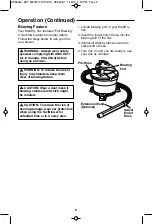 Предварительный просмотр 9 страницы RIDGID 6000RV Owner'S Manual