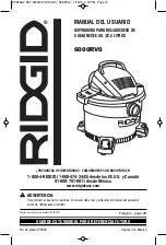 Предварительный просмотр 15 страницы RIDGID 6000RV Owner'S Manual