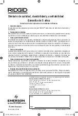 Предварительный просмотр 18 страницы RIDGID 61753 Owner'S Manual