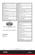 Preview for 68 page of RIDGID 66573 Manual