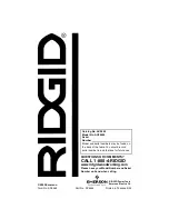 Предварительный просмотр 16 страницы RIDGID AC9940 Owner'S Manual