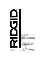 Предварительный просмотр 48 страницы RIDGID AC9940 Owner'S Manual