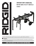 RIDGID AC9944 Operator'S Manual preview
