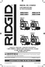 Preview for 9 page of RIDGID AM22860 Owner'S Manual