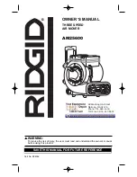 Предварительный просмотр 1 страницы RIDGID AM2560 Owner'S Manual