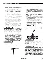 Предварительный просмотр 21 страницы RIDGID AQUAPRO TP-250 Operator'S Manual