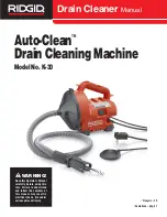 RIDGID Auto-Clean K-30 Manual preview