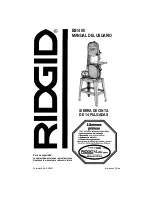 Предварительный просмотр 43 страницы RIDGID BS1400 Owner'S Manual