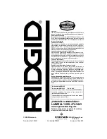 Предварительный просмотр 84 страницы RIDGID BS1400 Owner'S Manual