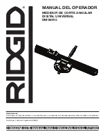 Предварительный просмотр 30 страницы RIDGID DMG9015 Operator'S Manual