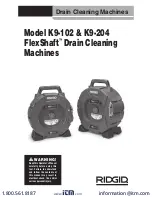 Предварительный просмотр 3 страницы RIDGID FlexShaft K9-102 Manual