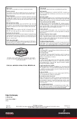 Preview for 68 page of RIDGID FlexShaft K9-12 Manual