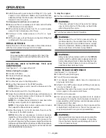 Preview for 11 page of RIDGID GP80145SW Owner'S Manual