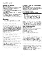 Предварительный просмотр 18 страницы RIDGID GP80150RTB Operator'S Manual