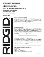 Предварительный просмотр 76 страницы RIDGID GP80150RTB Operator'S Manual