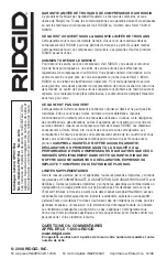 Preview for 72 page of RIDGID GP90150A Operator'S Manual