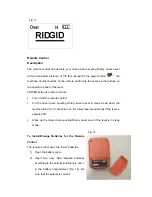 Preview for 22 page of RIDGID GRL9202 Operator'S Manual