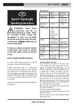 Preview for 2 page of RIDGID Gyro II Operating Instructions Manual