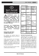 Preview for 4 page of RIDGID Gyro II Operating Instructions Manual