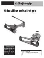 Preview for 241 page of RIDGID HB382 Operator'S Manual