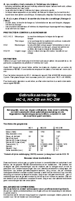 Preview for 10 page of RIDGID HC-2W Manual