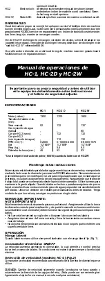 Preview for 13 page of RIDGID HC-2W Manual