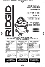 RIDGID HD06000 Owner'S Manual предпросмотр