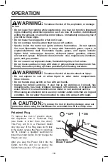 Предварительный просмотр 10 страницы RIDGID HD1280 Owner'S Manual