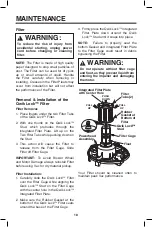 Предварительный просмотр 18 страницы RIDGID HD1280 Owner'S Manual