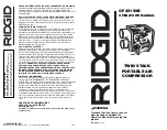 Preview for 1 page of RIDGID IN610303AV Operator'S Manual