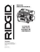 Предварительный просмотр 1 страницы RIDGID IN625301AV Operator'S Manual