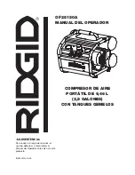 Предварительный просмотр 19 страницы RIDGID IN625301AV Operator'S Manual