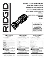 Предварительный просмотр 1 страницы RIDGID JobMax R2851 Operator'S Manual