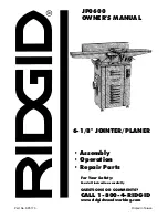 RIDGID JP0600 Owner'S Manual предпросмотр