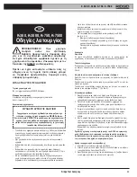 Preview for 34 page of RIDGID K-380 Operating Instructions Manual