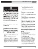 Preview for 4 page of RIDGID K-3800 Operating Instructions Manual