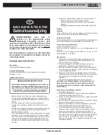 Preview for 8 page of RIDGID K-3800 Operating Instructions Manual