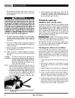 Предварительный просмотр 28 страницы RIDGID K-39 Operator'S Manual