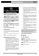 Предварительный просмотр 50 страницы RIDGID Kollmann KJ-2200 Operating Instructions Manual