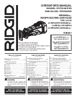 RIDGID MEGAMax R86401 Operator'S Manual предпросмотр