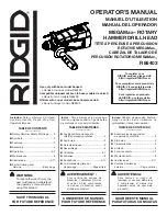 Предварительный просмотр 1 страницы RIDGID MEGAMax R86403 Operator'S Manual